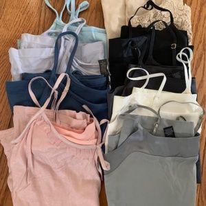 Lot of 9 Women's Camisoles/Size XS & S